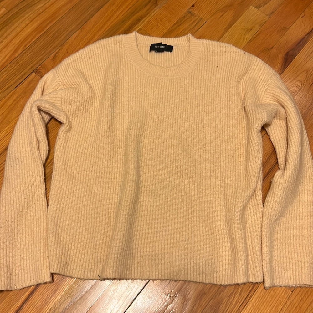Forever 21 Cream Sweater